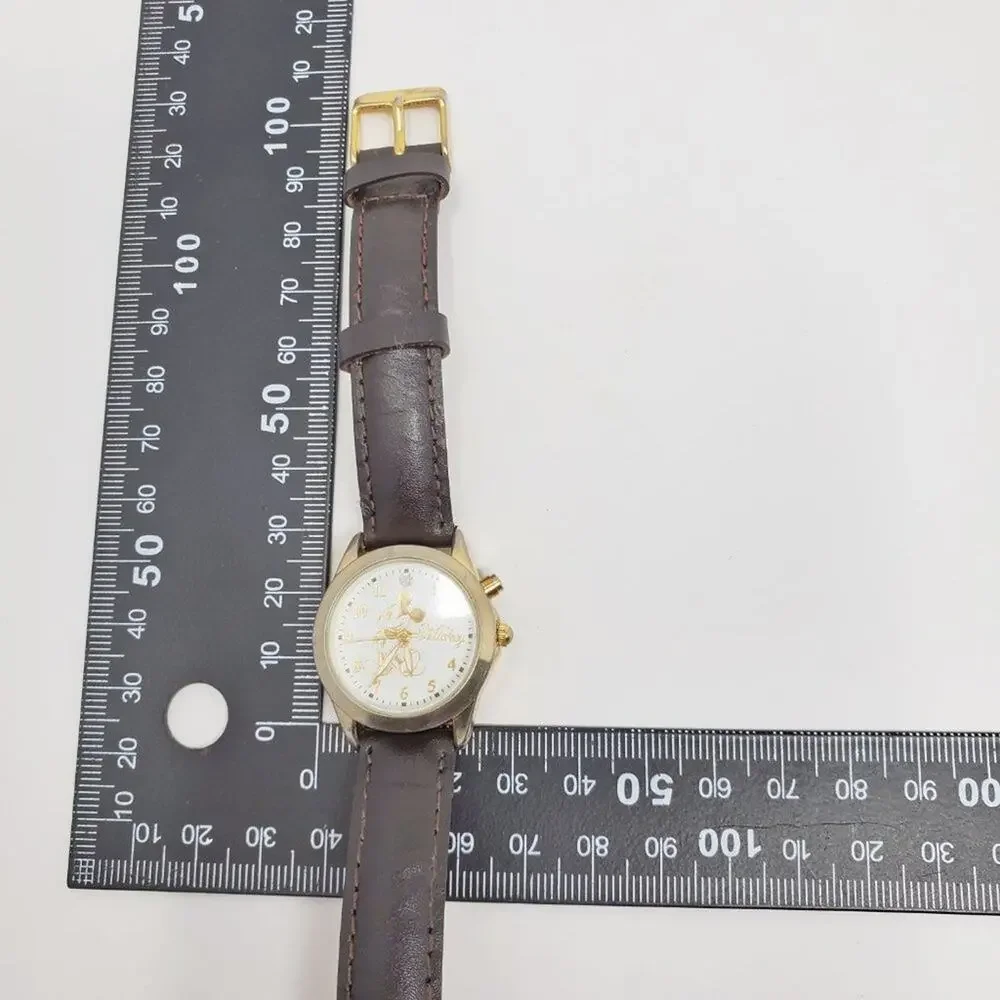 Disney  Mickey Mouse Musical Gold Watch RARE H2F